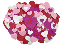 Stickers - foam - hart - set van 200