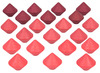 Open-ended - Wood-It Jewel - loose parts - diamant - houten speelgoed - set van 30 assorti