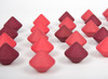 Open-ended - Wood-It Jewel - loose parts - diamant - houten speelgoed - set van 30 assorti