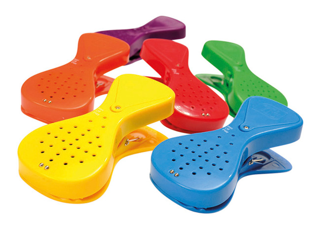 Geluidsdozen - sprekende wasknijpers - set van 6 assorti