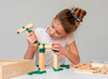 Bouwset - Join Clips - verbindingselementen voor onder andere Kapla-blokken - set van 480