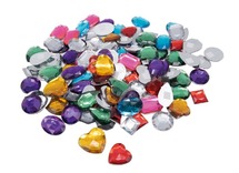 Decoratie - edelstenen - sierstenen - zelfklevend - set van 120 assorti