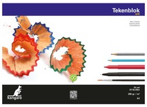 Papier - tekenblok - A3 - 200 g - wit - per stuk