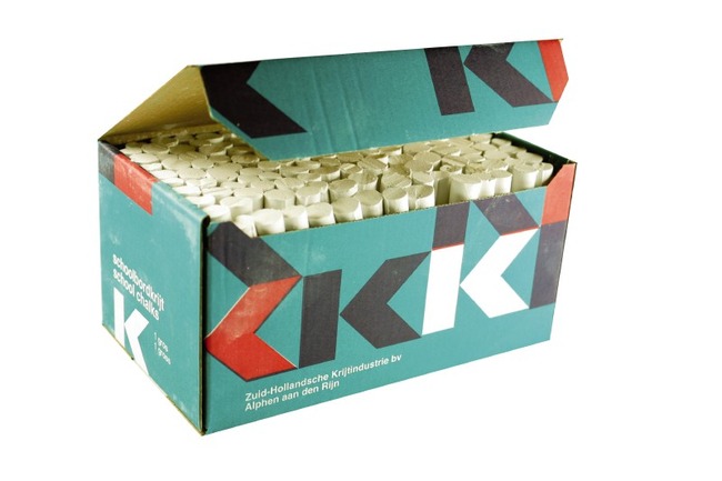 Krijt - wit - set van 100