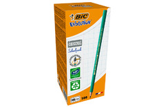 Potloden - grafietpotloden - BIC Evolution ECOlutions - HB - zeshoekig - doos - set van 100