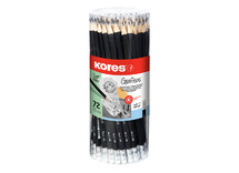 Potloden - grafietpotloden - Kores Grafitos - HB - zeshoekig - koker - set van 72