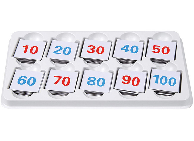 Bord - magnetisch - getallenbord - geruit - 100 x 100 cm - lager - getallenplaten voor PM3797 - per set