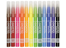 Stiften - textielstiften - Giotto Decor Textile - set van 12 assorti