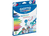 Stiften - textielstiften - Giotto Decor Textile - set van 12 assorti