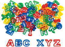 Uitsteekvormen - alfabet - assortiment van 78