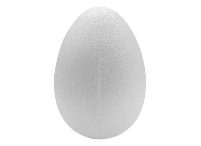 Figurines - polystyrène - œuf - 160 mm - par pièce