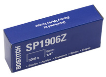 Nieten - Bostitch SP1906Z - 6 mm - rechte rug - staal - set van 5000