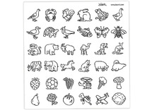Stickers - herkenningsstickers - 3,5 x 3,5 cm - set van 360 assorti