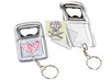 Sleutelhangers - flessenopener - set van 5
