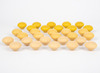 Open-ended - Wood-It Boulder - loose parts - kei - houten speelgoed - set van 30 assorti