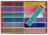 Potloden - kleurpotloden - Bruynzeel Mega Metallic & Trend - driehoekig - dik - doos - voordeelpakket - set van 144 assorti