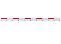 Rekenen - hulpmiddel - getallenlijn tot 100 - rood en wit - meetkunde - per stuk