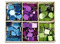 Mozaïektegels - gekleurd - rond en vierkant - zelfklevend - decoratie - set van 300 assorti