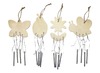 Windgongs - hout - dieren - set van 4 assorti