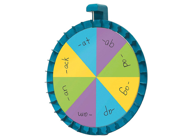 Roue de loterie - magnétique - avec fonds colorés - ø 40 cm - la pièce