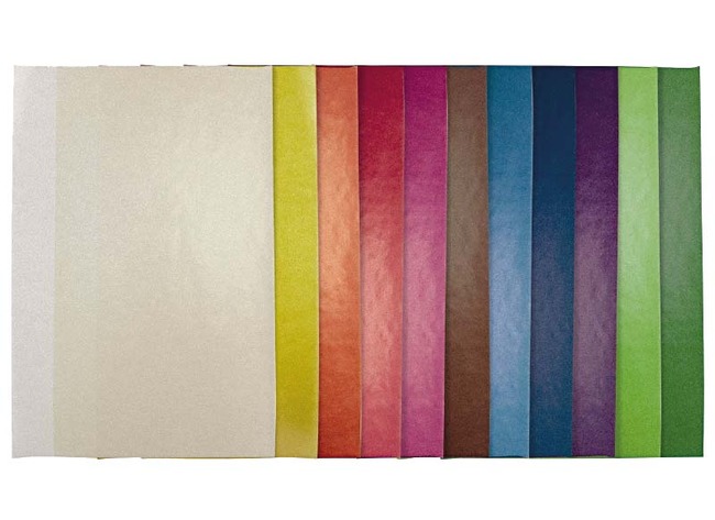 Knutselpapier - transparant - set van 50 assorti