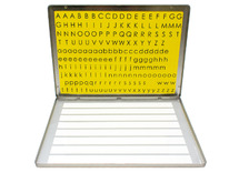 Letters - letterdoos - alfabet - magnetisch - set van 213 assorti