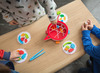 Spel - grijpspel - fijne motoriek - veggie - groentjes vissen - hout - per spel