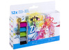 Verf - waterverf - Ecoline Duotip Marker - dubbele punt - set van 12 assorti