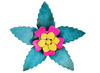 Vormen - bloemen - kokos - decoratie - per set