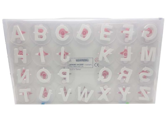 Stempels - Flexipress - hoofdletters - 5-6 cm - per set