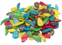 Decoratie - kokos - bladeren - per 150 g