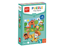 Puzzel - themapuzzel - Apli - de boerderij - karton - 24 stukjes - per stuk