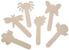 Stokken - hout - insecten - set van 6