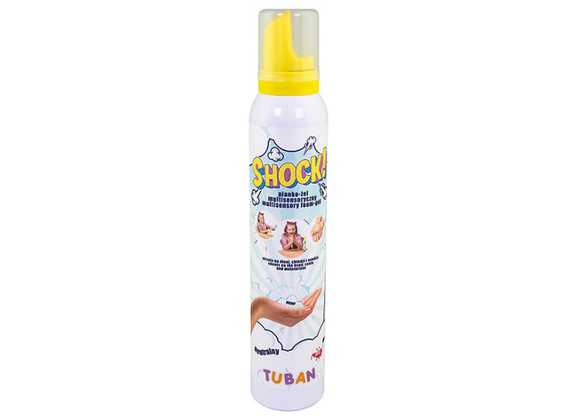 Foam-gel - knetterschuim - sensorisch - Shock! - Tuban - geurloos - 200 ml - per stuk