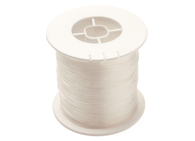 Koord - nylondraad - transparant - 1,0 mm x 100 m - per rol