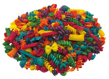 Sensorisch materiaal - Roylco - gekleurde pasta - mix - zak van 454 g