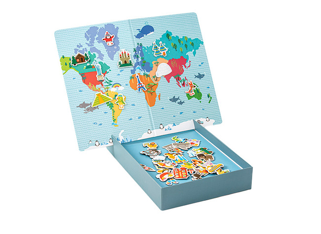 Wereldkaart - Apli - magnetisch - per set