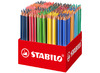 Potloden - kleurpotloden - Stabilo Trio Thick - driehoekig - dik - koker - voordeelpakket - set van 300 assorti