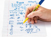 Stiften - schrijfstiften - Staedtler Noris fineliner - blauw - per stuk