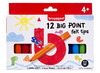 Stiften - kleurstiften - Bruynzeel Big Point - dik - set van 12 assorti