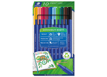 Stiften - kleurstiften - Staedtler - triplus - set van 10