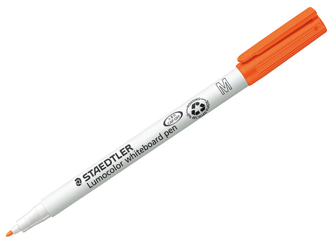 Stiften - whiteboard stiften - Staedtler Lumocolor Whiteboard Pen - oranje - per stuk