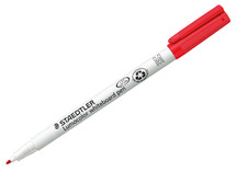 Stiften - whiteboard stiften - Staedtler Lumocolor Whiteboard Pen - rood - per stuk