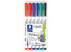 Stiften - whiteboard stiften - Staedtler Lumocolor Whiteboard Pen - set van 6 assorti