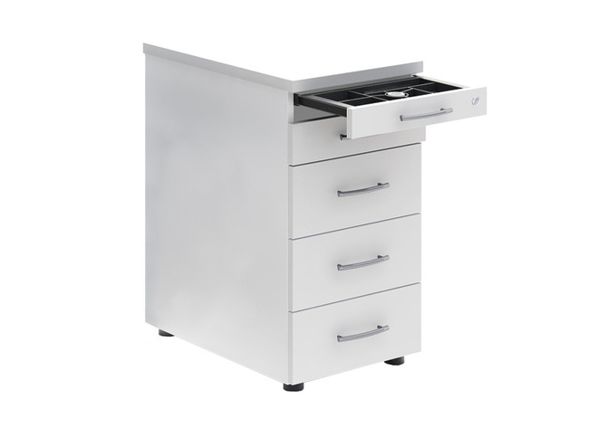 LADENBLOK - 4 LADES - MET APARTE PENNENLADE