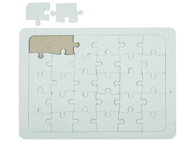 Puzzles En Carton à Décorer - A4 - Set/10