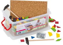 Fijne motoriek - hamertje tik - 200 mozaïekvormen - voor 4 kinderen - per set