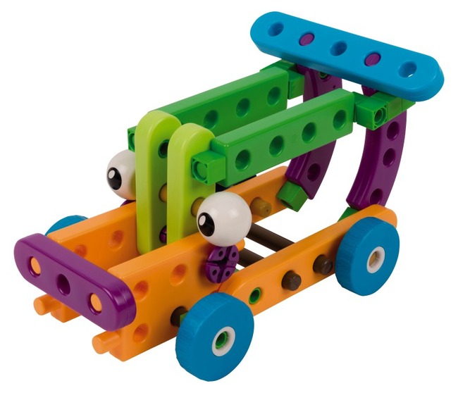 Bouwset - techniek - bouwen - voertuigen - autos - set van 70 - constructie