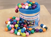 Knikkers - Shaw Magnets Magnetic Marbles Tub - 1,5 cm - kunststof - magnetisch - gekleurd - set van 100 assorti