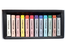 Waskrijt - Staedtler - pastelkleuren - set van 12 assorti